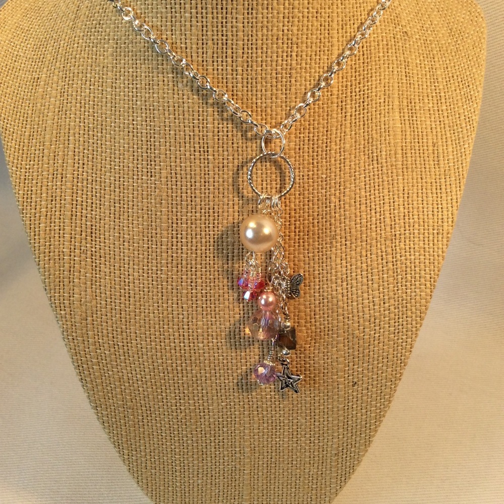 NEW blingy, sparkly long necklace.